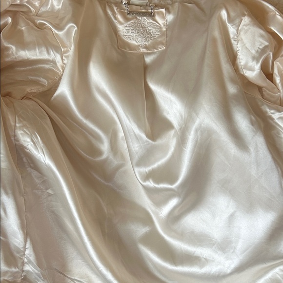 Jou Jou Soft Cream Faux Fur Teddy Jacket size S - Picture 11 of 12